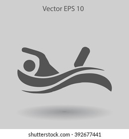 Swimmer vector illustration