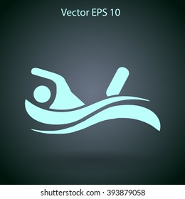 Swimmer vector illustration