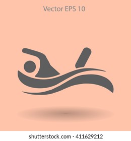 Swimmer vector illustration