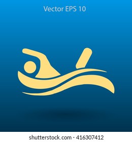 Swimmer vector illustration