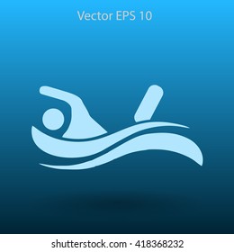 Swimmer vector illustration