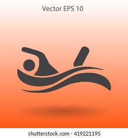Swimmer vector illustration
