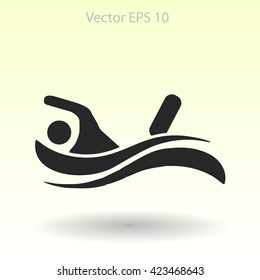 Swimmer vector illustration