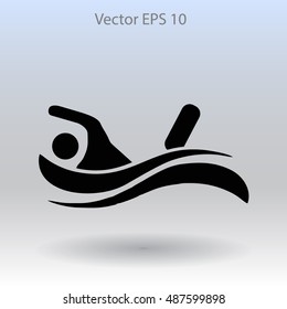 Swimmer vector illustration