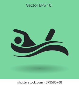 Swimmer vector illustration