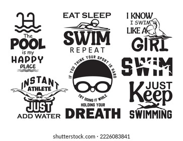 Swimmer vector For Print, Swimmer vector Clipart, Swimmer vector Illustration