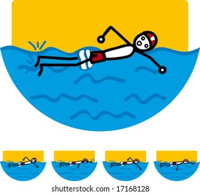swimmers and their competition in the pool