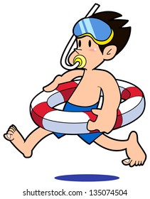 swimming