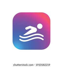 Swimming - App Icon Button