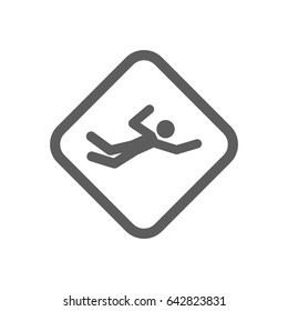Swimming athlete Icon in trendy flat style isolated on white background. Award symbol for your web site design, logo, app, UI. Vector illustration, EPS10.