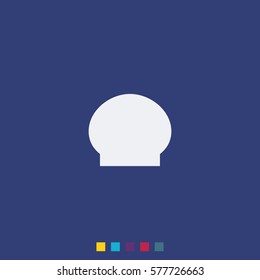 Swimming cap icon.