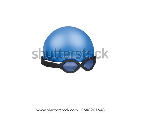 swimming cap icon 3d illustration render