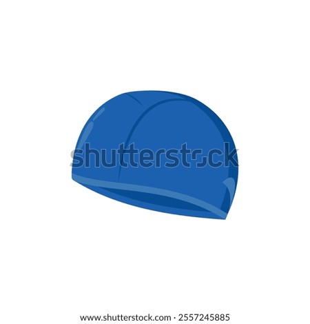 Swimming Cap, Sport Equipment Vector Illustration Isolated