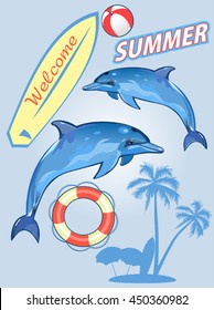Swimming Dolphin