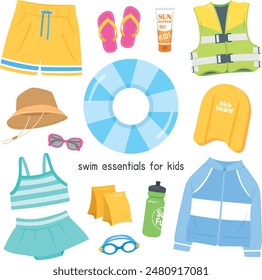 Swimming equipment set for kids	