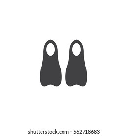 swimming fins icon. sign design