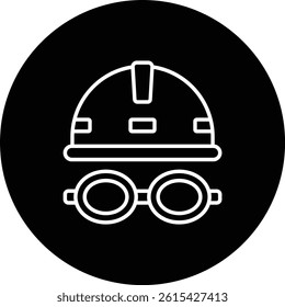 Swimming Glasses vector icon. Can be used for printing, mobile and web applications.