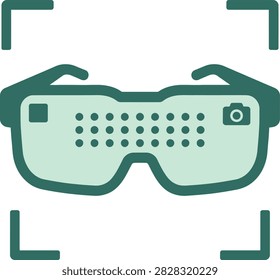 Swimming goggles with green frame and ventilation holes for clear vision, water sports