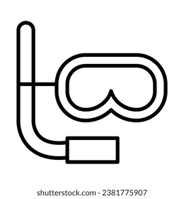 Swimming Goggles icon design for personal commercial use