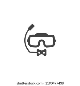 swimming goggles icon vector