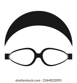 Swimming Goggles icon vector illustration symbol design