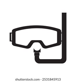 swimming goggles icon vector illustration design template