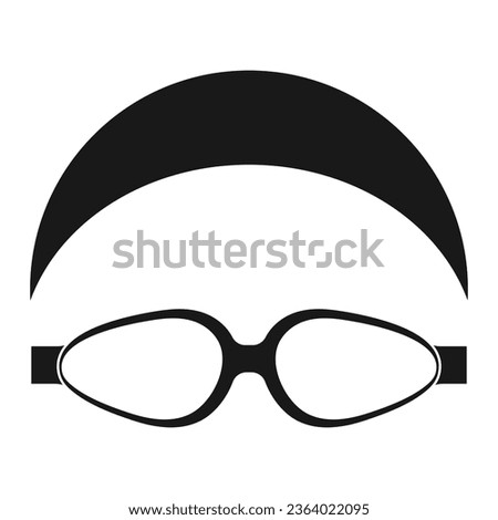 Swimming Goggles icon vector illustration symbol design