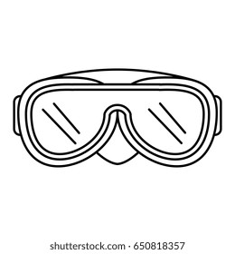 Swimming Googles Isolated Icon