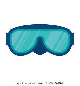 Swimming Googles Isolated Icon