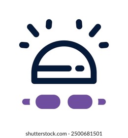 swimming hat icon. vector dual tone icon for your website, mobile, presentation, and logo design.