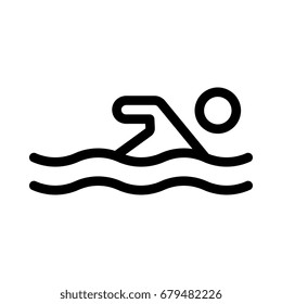 Swimming Icon 