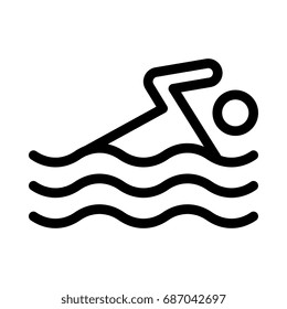 Swimming icon