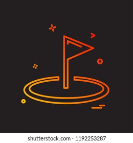 Swimming icon design vector