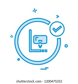 Swimming icon design vector 