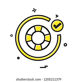 Swimming icon design vector 