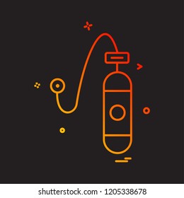 Swimming icon design vector