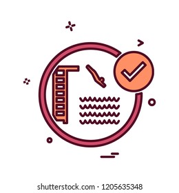 Swimming icon design vector 