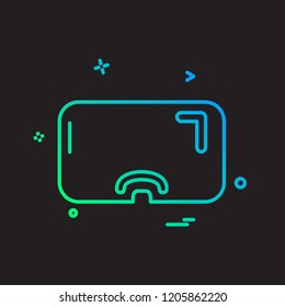 Swimming icon design vector