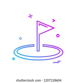Swimming icon design vector