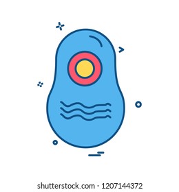 Swimming icon design vector