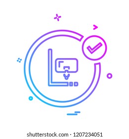 Swimming icon design vector 