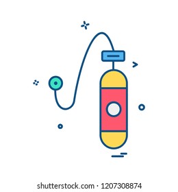 Swimming icon design vector