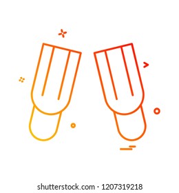 Swimming icon design vector