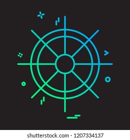 Swimming icon design vector 