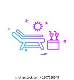 Swimming icon design vector