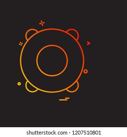Swimming icon design vector