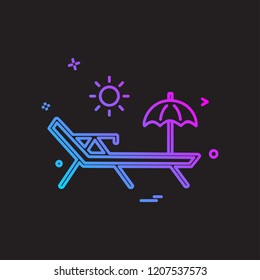 Swimming icon design vector