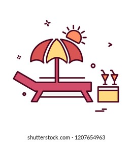 Swimming icon design vector