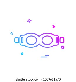 Swimming icon design vector