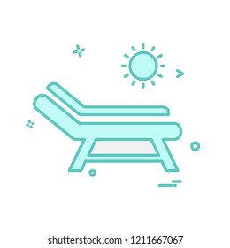Swimming icon design vector